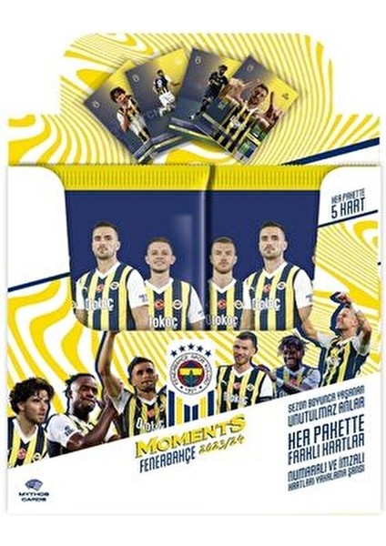 Mythos Fenerbahçe 2023-24 Sezon Kartları Aksesuar Paketi 12 Adet Kart İçerir