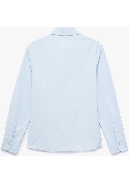 Regular Fit Klasik Yaka Uzun Kollu Poplin Gömlek fiyatları