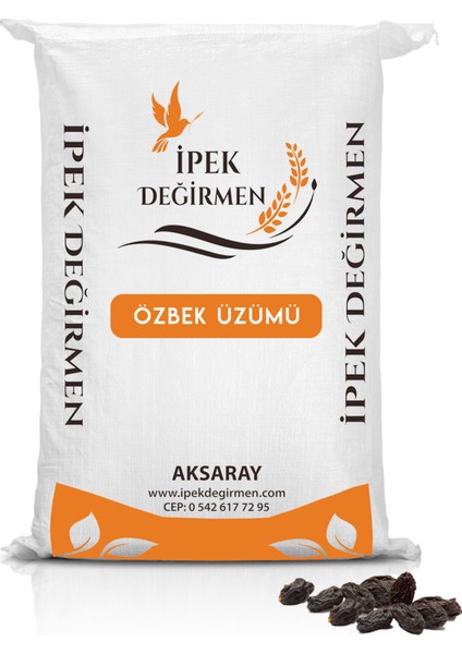 Lüks Kuruyemiş Özbek Üzümü Çekirdeksiz Kara Üzüm 250 gr