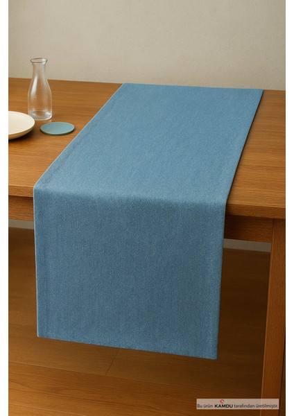 Bohem Keten Runner Dekoratif Masa Örtüsü Salon Mutfak Yemek Masası