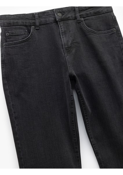 Pamuklu Normal Bel Straight Fit Jean Pantolon - Mark Jean