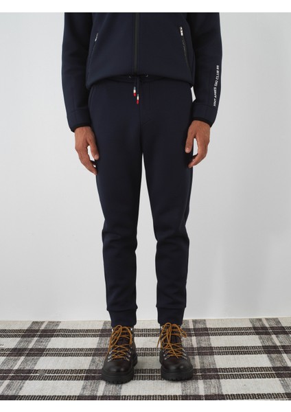 Erkek Lacivert Pamuk Dokulu Slim Fit Sweat Pantolon fiyatları