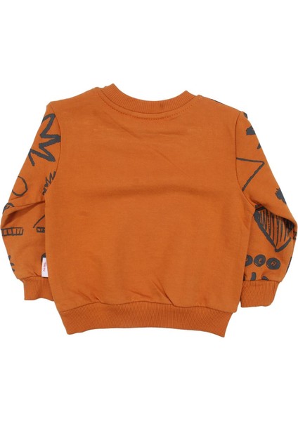 Erkek Bebek Kahve Karışık Baskılı 2'li Takım - 1013040 modelleri