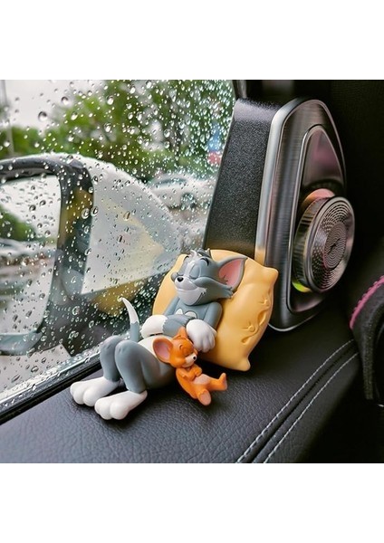 Tianzerunaraba Iç Dekorasyonu Tom ve Jerry Araba Süsü (Yurt Dışından)