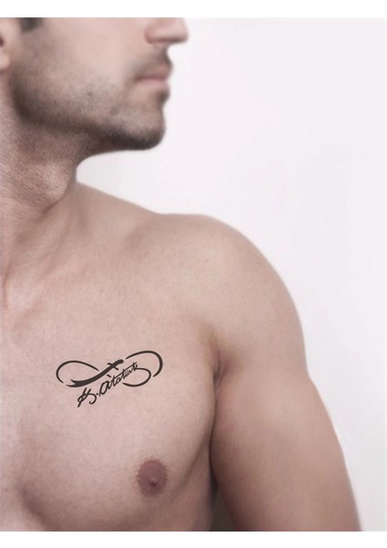 Atatürk Imzası-4 Tattoo Geçici Dövme Şablonları Kına Kalıpları fiyatları