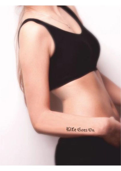 Hayat Devam Ediyor Gotik Tattoo Geçici Dövme Şablonları Kına Kalıpları fiyatları