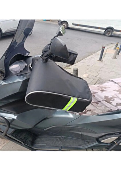 Motorsiklet Elcik Sıvı Geçirmez Kırmızı Şeritli Tüm Motorsikletlere Uygun fırsatları