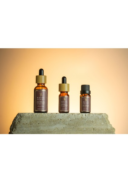 HALOA FEAST Çay Ağacı Yağı - Tea Tree Essential Oil 10 ml 0,3fl.oz Akışlı Kapak