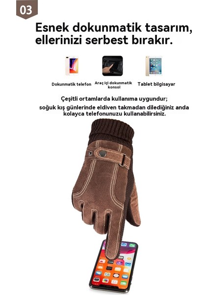 Kış Açık Bisiklet Sürme Gerçek Deri Eldiven (Yurt Dışından) modelleri