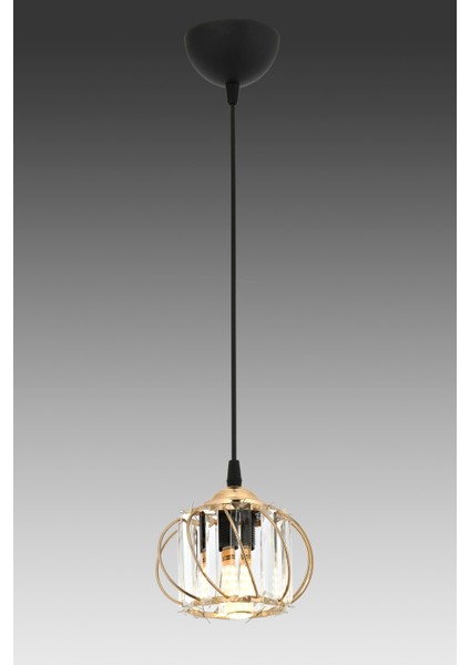 ESSLİGHT AHSEN TEKLİ SARKIT KRİSTAL TAŞLI MODERN DEKORATİF AYDINLATMA fiyatları