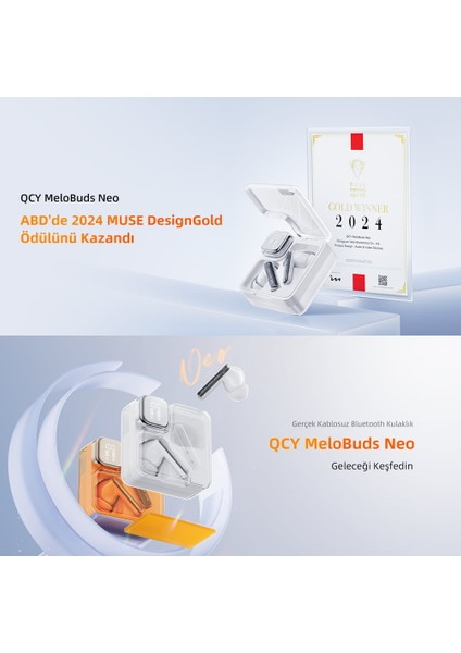 T31 Melobuds Neo Enc 4 Mikrofon Dijital Güç Göstergesi Bluetooth 5.3 Kablosuz Kulaklık fiyatları
