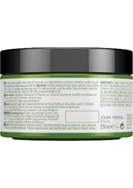 Detox & Repair Maske Kuru ve Hasar Görmüş Saçlar İçin 250 ml Avokado Yağlı modelleri