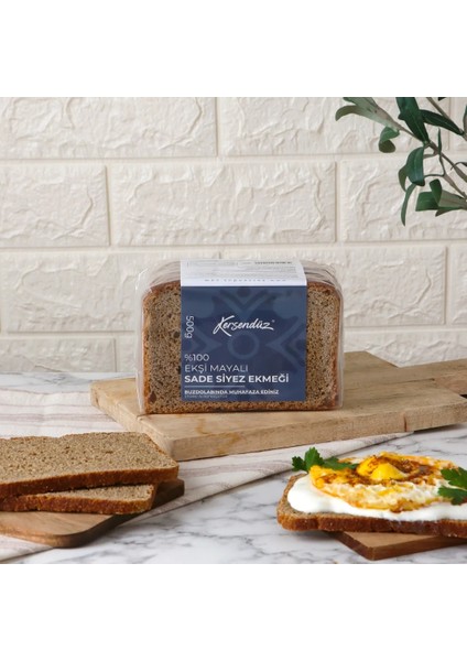 %100 Siyez Ekşi Mayalı Sade Ekmek (500 Gr)