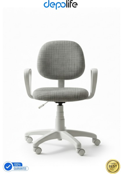 Ev Ofis Sekreter Personel Çalışma Sandalyesi Beyaz Büro Personel Çalışma Koltuğu fiyatları