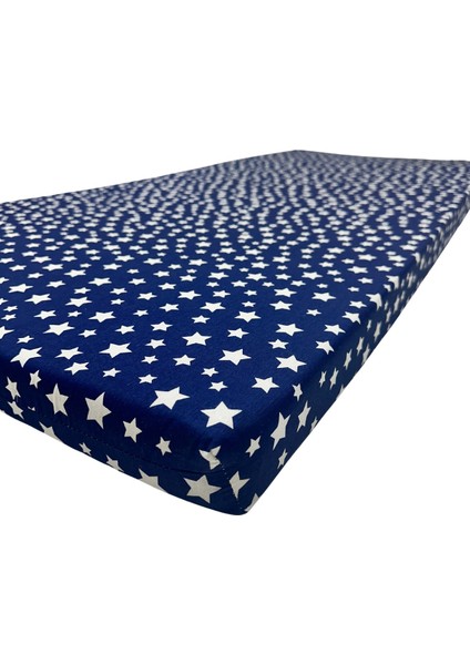 Sünger Yatak 70X180X6 Cm, Yer Yatağı,yer Minderi,şantiye,karavan,deprem Yatağı-Lacivert Yıldız fırsatları