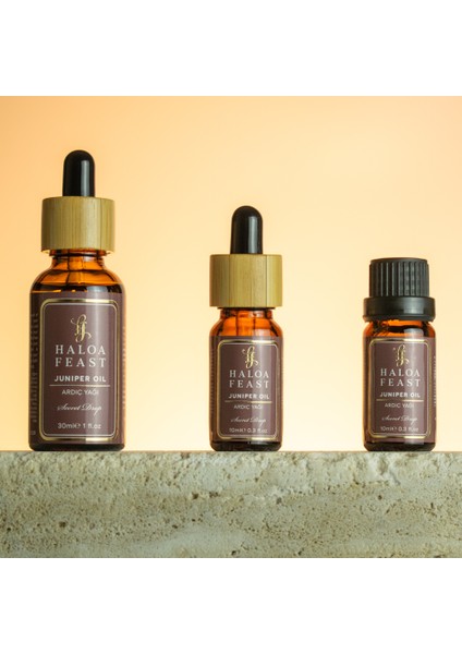 HALOA FEAST Ardıç Yağı - Juniper Essential Oil 10 ml 0,3fl.oz Akışlı Kapak indirimleri