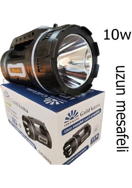 GK6685 10W Uzun Mesafeli Süreli El Feneri