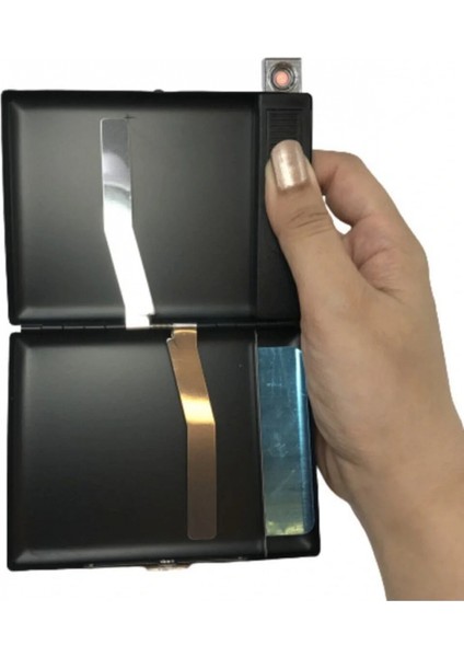 USB Şarjlı Metal Çakmaklı Kısa Sakalama Tabakası fiyatları