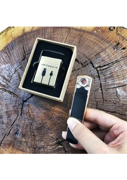 USB Şarjlı Alevsiz Çakmak