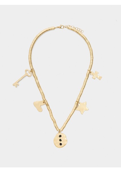 Gold Charm'lı Kolye fiyatları