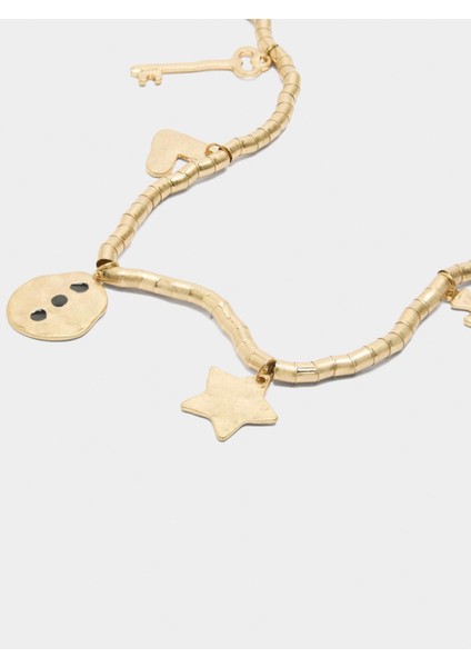 Gold Charm'lı Kolye modelleri