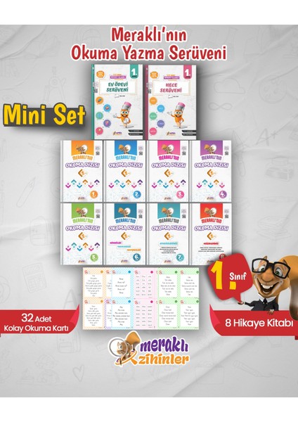 -1.sınıf Mini Okuma Seti (10'set)
