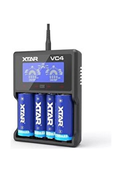 VC4 Li-Ion Ni-Mh Ni-Cd Pil Şarj Cihazı 5 V Yüksek Performanslı 1 Adet