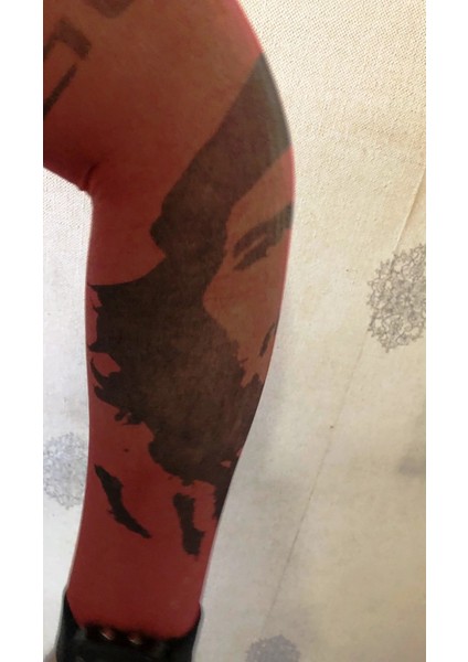 Çift Kol Giyilebilir Dövme Che Desenler Tattoo Sleeve