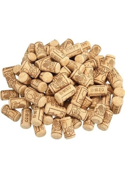 Şişe Mantarı 100 Adet Doğal Mantar Tıpa - Şarap Şişesi Mantar Tıpası indirimleri