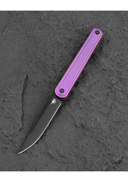 Bestech Ink BT2502C Mor Titanyum Sap Magnacut Çelik Çakı