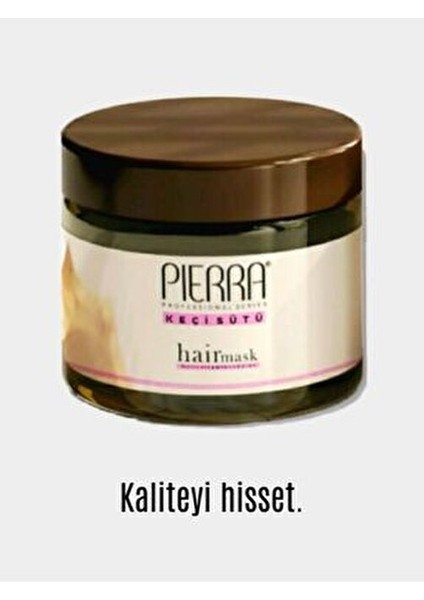 Keçi Sütü Saç Bakım Maskesi Yumuşatıcı Etkiyle 500 ml Doğal Krem Formunda indirimleri