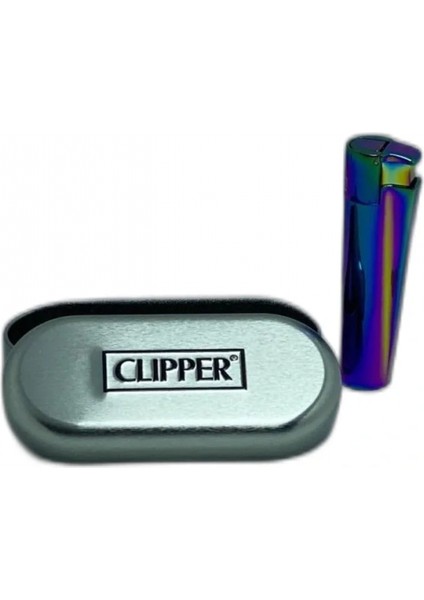 Metal Turbo Jet Gökkuşağı Çakmak Çat Kapında