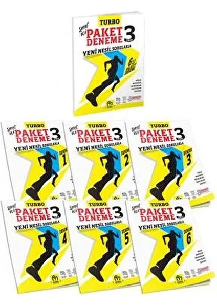 3. Sınıf Paket Deneme Türkçe 120 Sayfa Yeni Nesil Sorularla fiyatları
