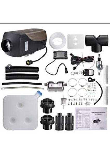 12V 5Kw Bluetooth Özellikli Dizel Isıtıcı Haftalık Programlama ile Konfor Sağlar