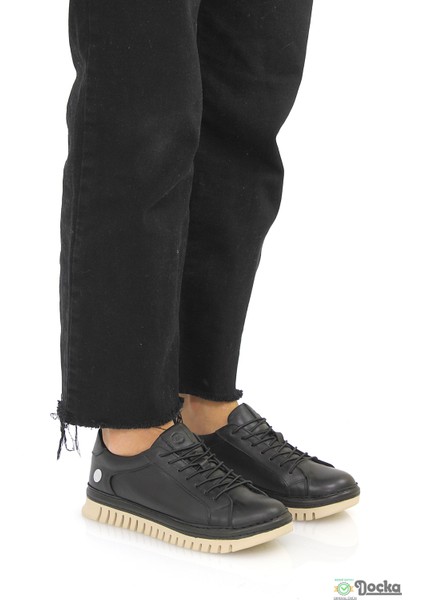 Mammimia Kadın Hakiki Deri Ortopedik Spor Tarz Lastik Bağcıklı Günlük Ayakkabı M26/KA165 fiyatları