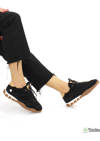 Mammimia Kadın Spor Tarz Ortopedik Hakiki Deri Düz Taban Mevsimlik Günlük Ayakkabı M26/KA3695 fırsatları