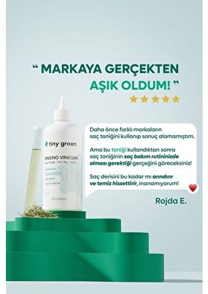 Saç Sirkesi ve Toniği Parlaklık ve Güçlendirme Sağlayan Vegan Formül 500 ml indirimleri