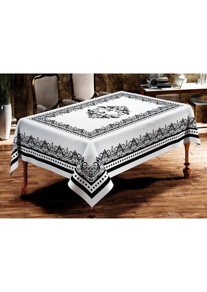 Dertsiz Canlı Renkli Masaörtüsü Dijital Baskı Leke Tutmaz Masa Örtüsü