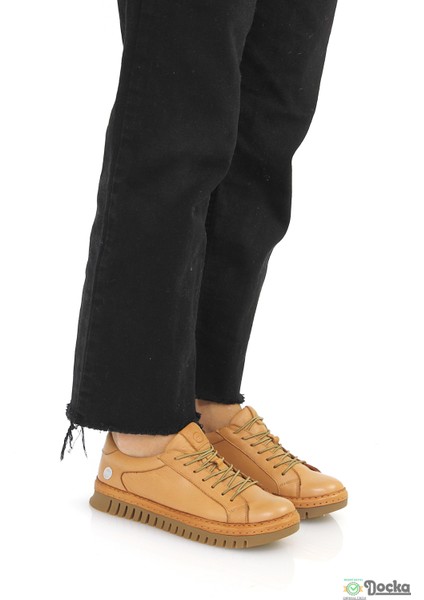 Mammimia Kadın Hakiki Deri Ortopedik Spor Tarz Lastik Bağcıklı Günlük Ayakkabı M26/KA165 fiyatları