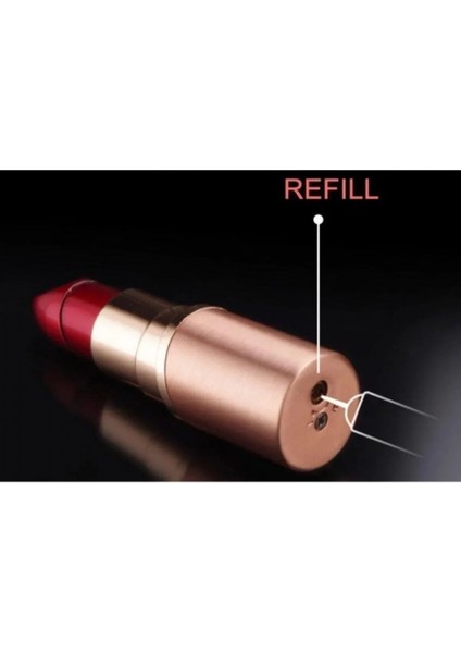 Metal Ruj Şeklinde Bütan Gazlı Alevli Çakmak Mini Çanta Boyut Hediye modelleri