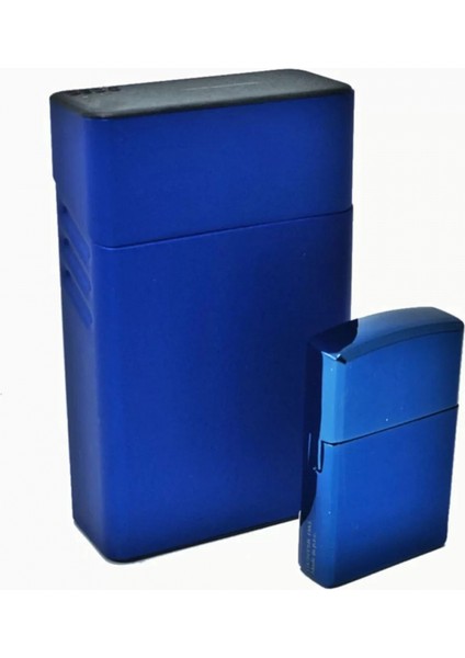 Metal Slim Kısa Kutusu Çakmak Set