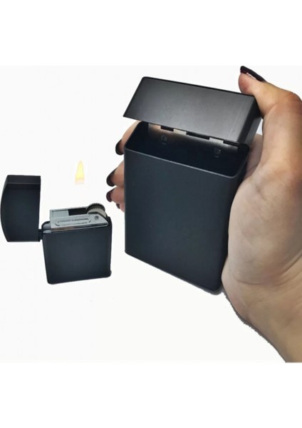 Metal Slim Kısa Saklama Kutusu Zippo Modeli Çakmak Set fiyatları