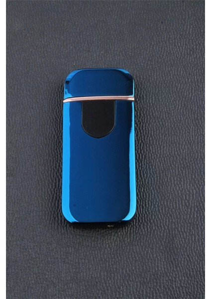 Ice Kaplamalı Şarjlı Dokunmatik Çakmak Mavi - SMCX709BR3