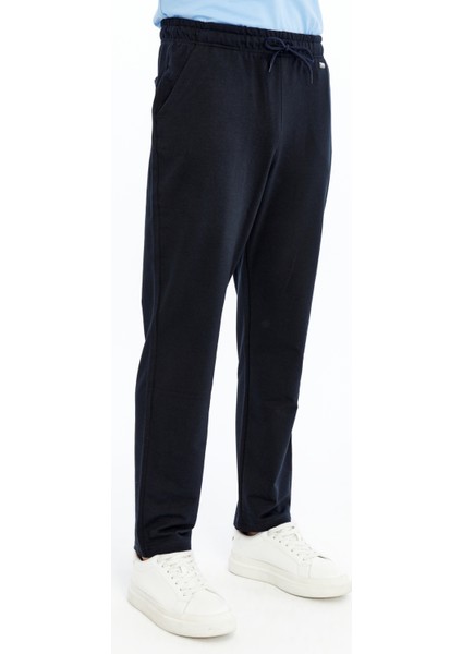 Erkek Lacivert Cepli Düz Paça Arka Cepli Eşofman ALT-P490 fiyatları