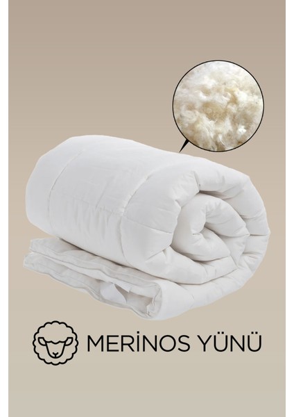 Tek Kişilik Kuzu Yünü %100 Doğal Yorgan | Özel Çantalı Organik Merinos Yün Yorgan