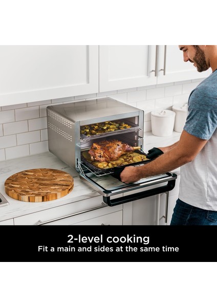 Foodi DT200EU 10-In-1 Multifonksiyonel Fırın | 10 Pişirme Fonksiyonu, Air Fryer, Izgara, Fırın, Pişir & Kızart – 2400W, Paslanmaz Çelik modelleri