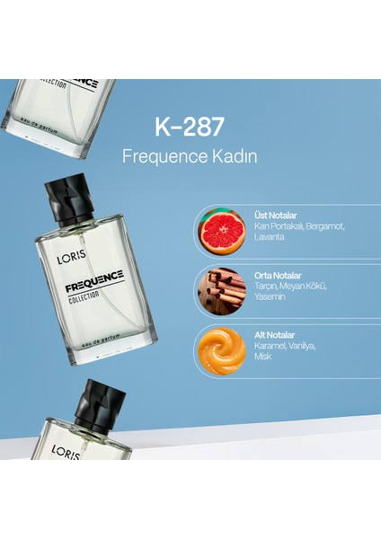 K-287 Frequence Kadın Parfümü 50 ml fiyatları