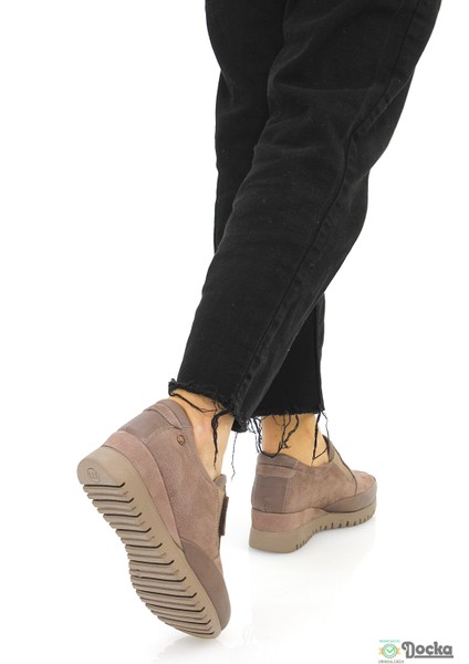 Mammimia Kadın Dolgu Topuk Klasik Hakiki Deri Ortopedik Günlük Ayakkabı M26/KA3680 fırsatları