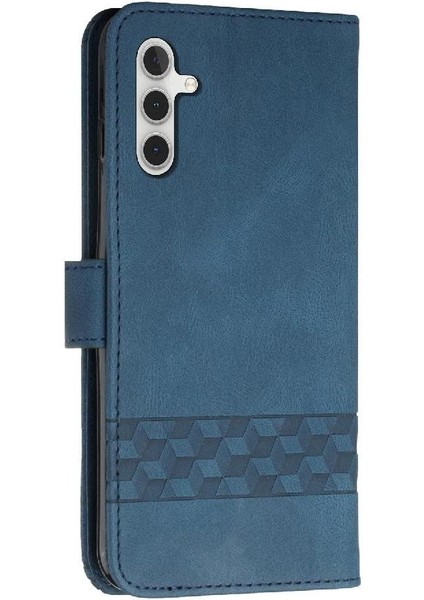 Samsung Galaxy M35 Kart Tutucu Yuvaları Bilek Kayışı Tpu Iç Koruyucu Stand Pu Deri Folyo Kapaklı Cüzdan Telefon Kılıfı (Yurt Dışından)