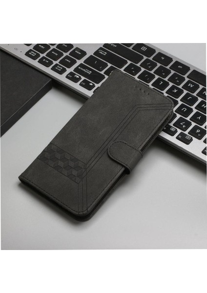iPhone 16 Plus Kart Tutucu Yuvaları Bilek Kayışı Tpu Iç Koruyucu Stand Pu Deri Folyo Kapaklı Cüzdan Telefon Kılıfı (Yurt Dışından) fırsatları